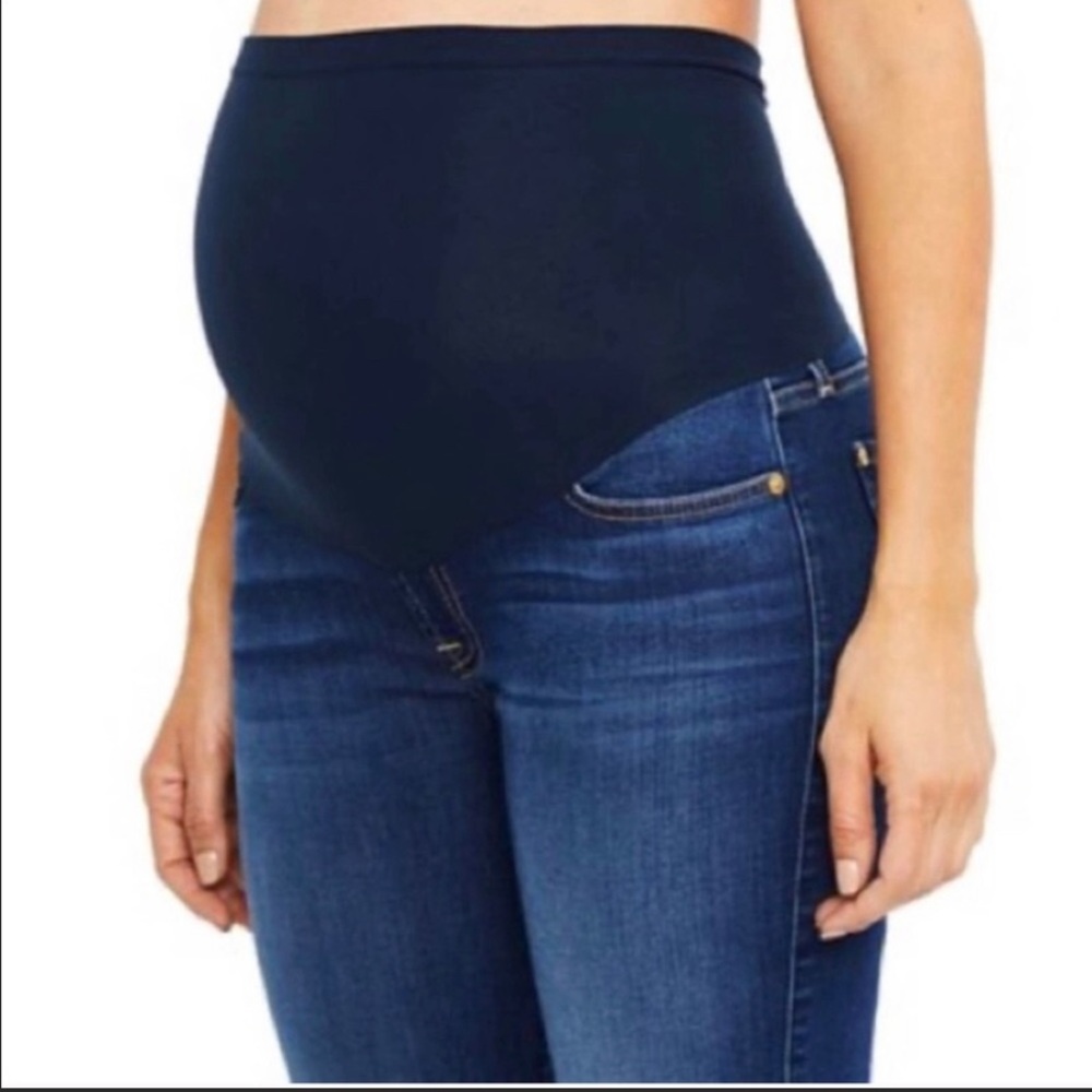 Citizen of Humanity  A Pea in a Pod maternity bootcut denim jeans w/ bel…